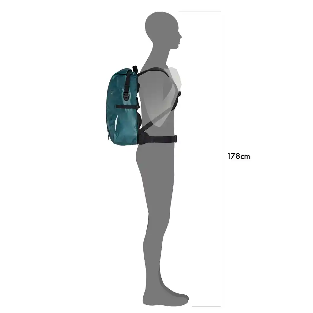ORTLIEB Packman Petrol Rucksack, Produktbild, bei Bag-Age