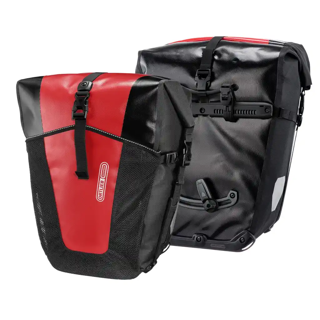 ORTLIEB Back-Roller XL Red bike pannier, back view, at Bag-Age
