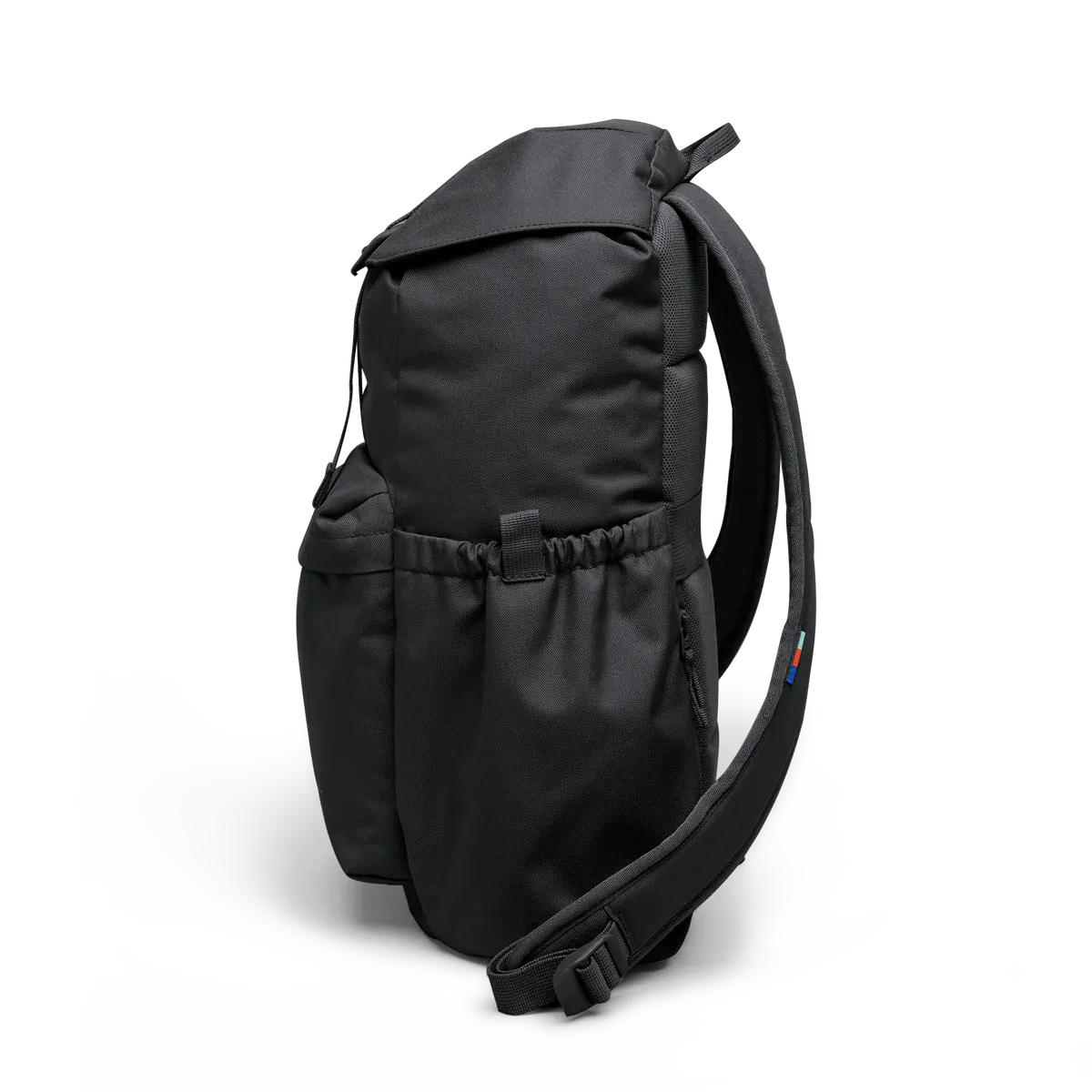 GOT BAG Flap Pack Black – Seitenansicht 1 | nachhaltig | Bag-Age
