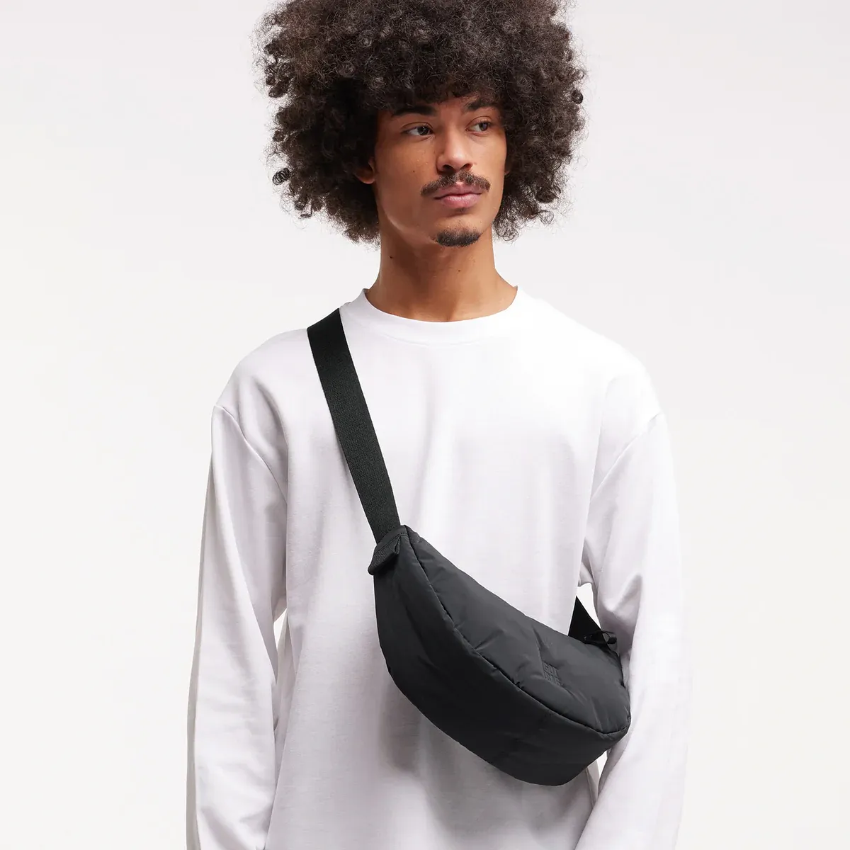 GOT BAG Cloud Moon Bag Small Black Monochrome – foto lifestyle 2 | sostenibile | Bag-Age