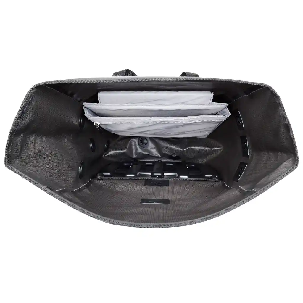 ORTLIEB Vario 20L Pepper convertible backpack pannier, widok wnętrza, w Bag-Age