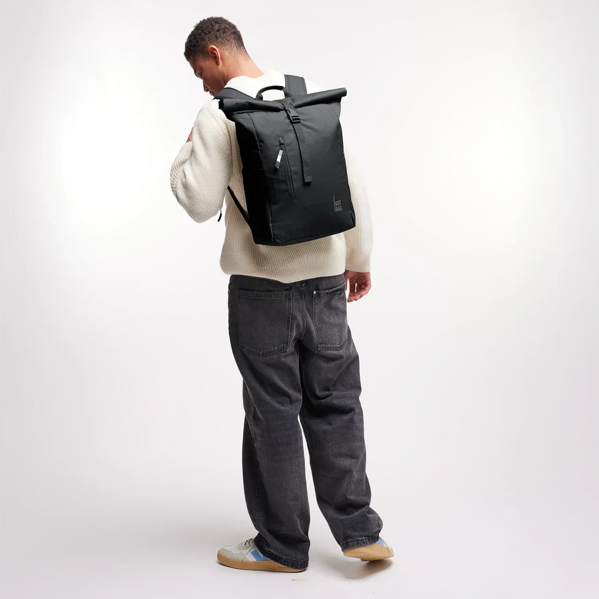 GOT BAG Rolltop Easy Black – foto lifestyle 4 | sustentável | Bag-Age