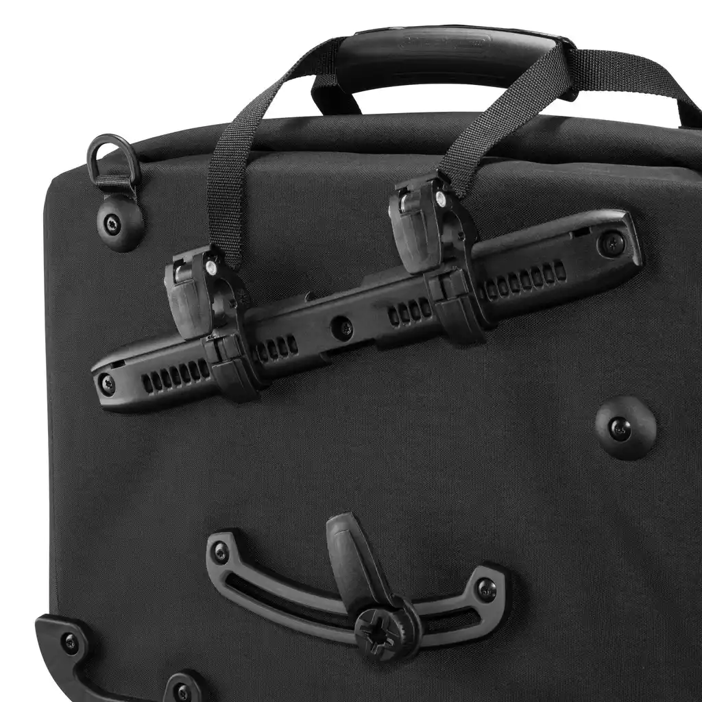 ORTLIEB Office-Bag Black Matt, bike business bag, vista dettaglio, da Bag-Age