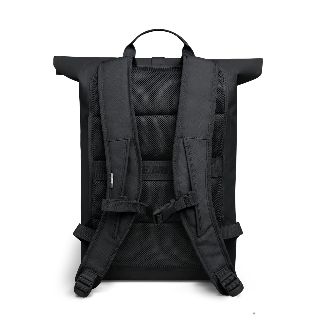 GOT BAG Rolltop Lite 2.0 Black Monochrome – Rückansicht | nachhaltig | Bag-Age