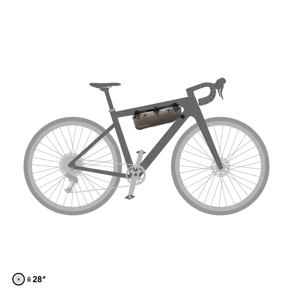 ORTLIEB Frame-Pack RC Toptube Dark Sand Rahmentasche, Produktbild, bei Bag-Age