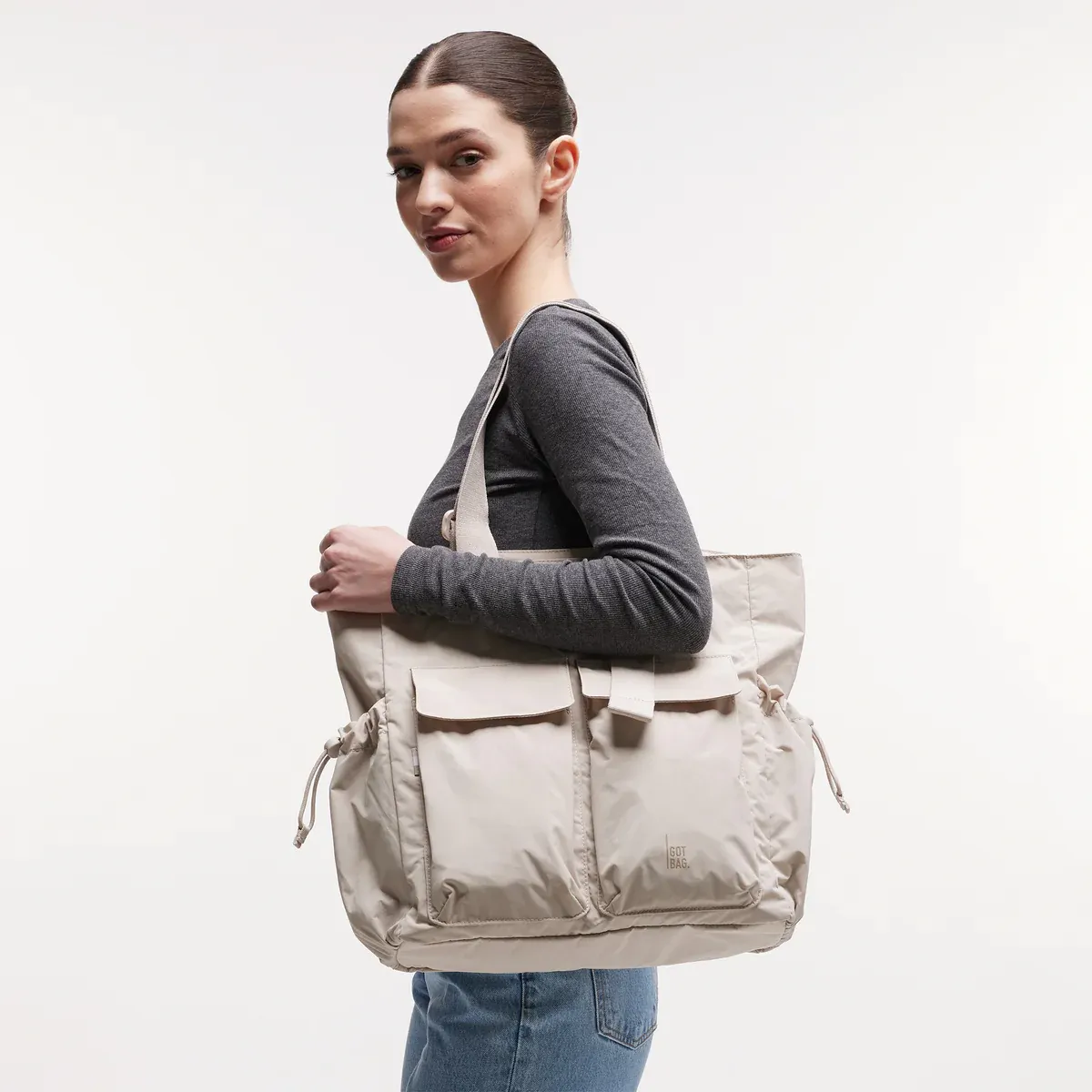 GOT BAG Mellow Tote Bag Soft Shell Monochrome – foto lifestyle 1 | sostenible | Bag-Age