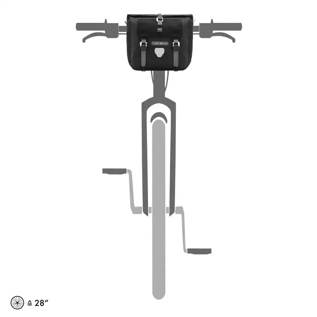 ORTLIEB Handlebar-Pack Plus Black stuurtas, productafbeelding, bij Bag-Age