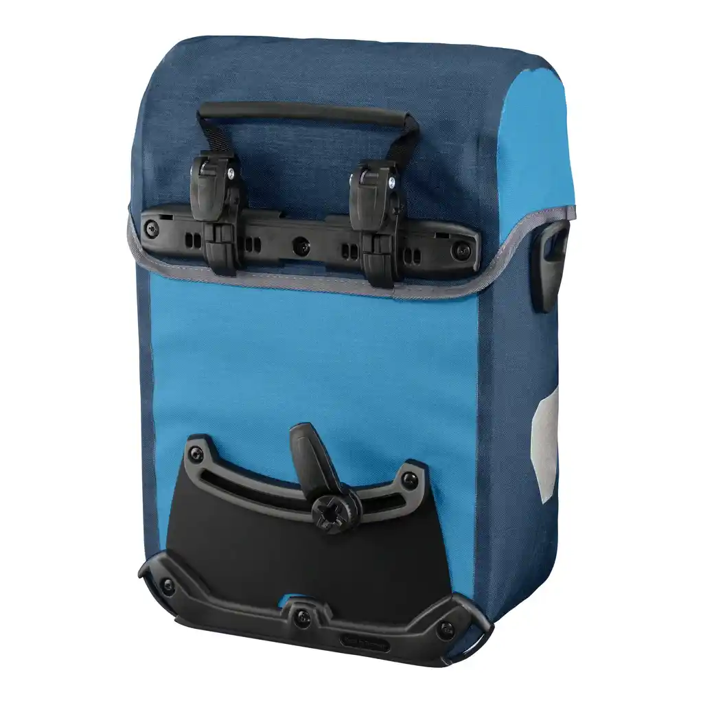 ORTLIEB Sport-Packer Denim fietstas, achteraanzicht, bij Bag-Age