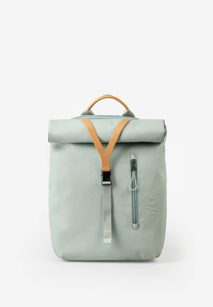 aunts & uncles Tama RE Sage Green borsa, vista frontale, da Bag-Age Berlin