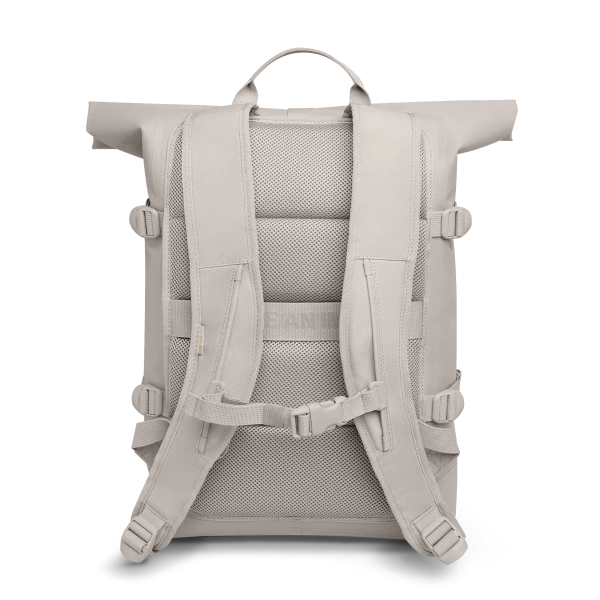 GOT BAG Rolltop 2.0 Clam Monochrome – vista posteriore | sostenibile | Bag-Age