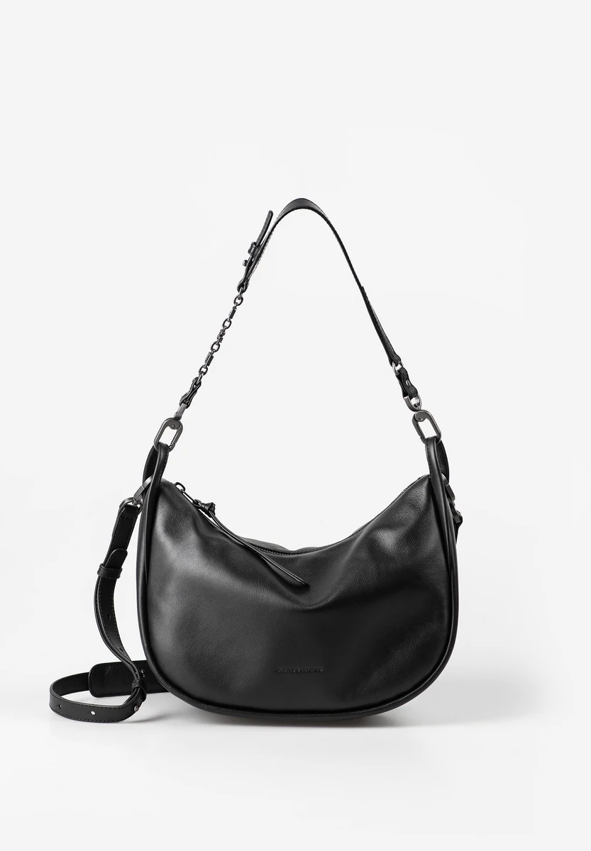 aunts & uncles Raven Jet Black borsa, vista frontale, da Bag-Age Berlin