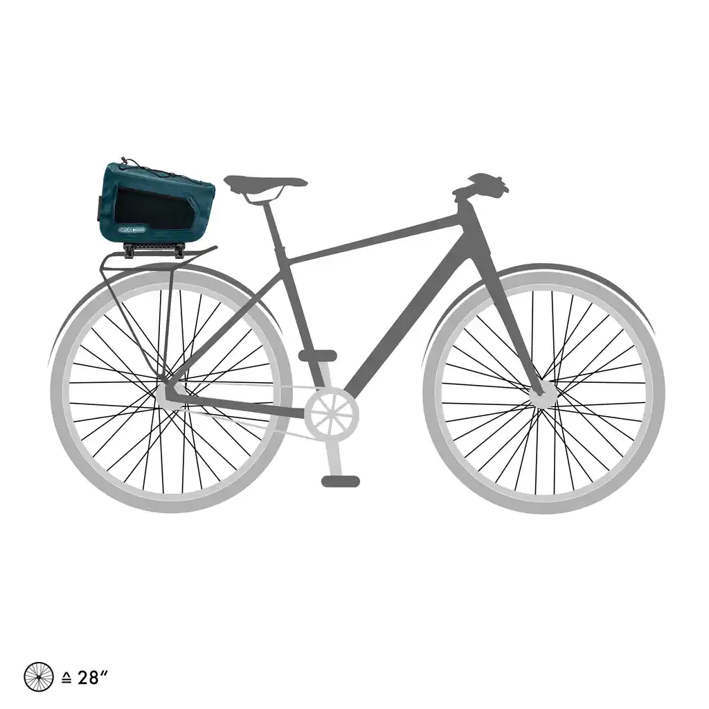 ORTLIEB Trunk-Bag Petrol rack-top bag, productafbeelding, bij Bag-Age