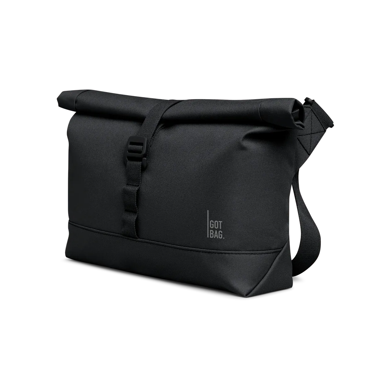 GOT BAG Messenger Bag Black Monochrome – Studiofoto | nachhaltig | Bag-Age