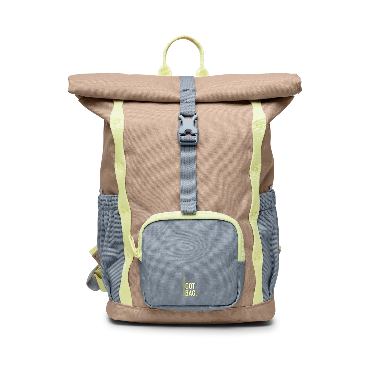GOT BAG Kids Adventure Rolltop Sandbar Multi – vooraanzicht 2 | duurzaam | Bag-Age