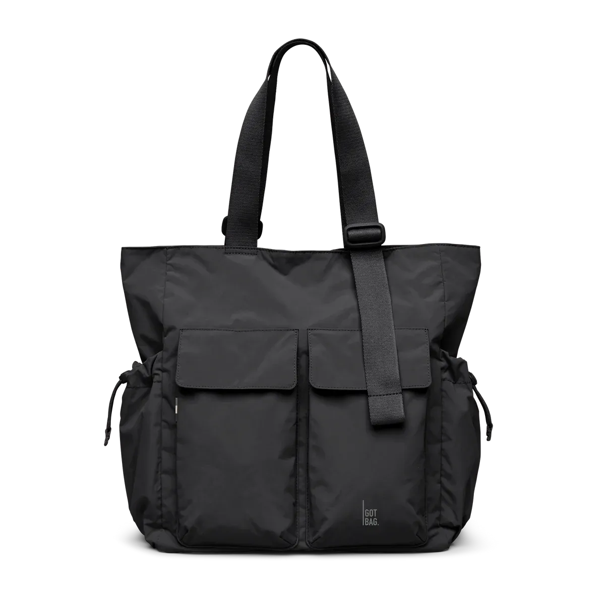 GOT BAG Mellow Tote Bag Black Monochrome – Vorderansicht 3 | nachhaltig | Bag-Age