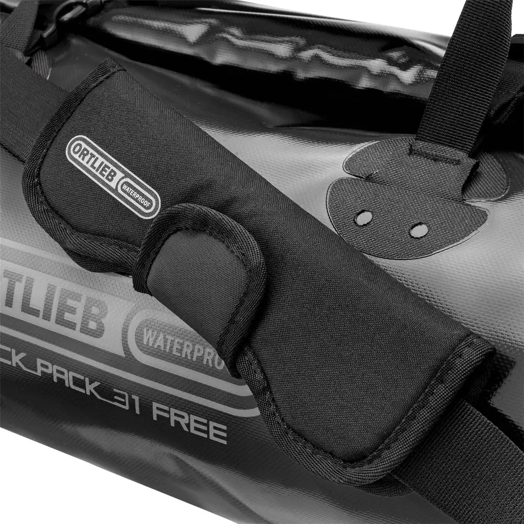 ORTLIEB Rack-Pack Black Travel Duffel / Rack-Pack, Detailansicht, bei Bag-Age