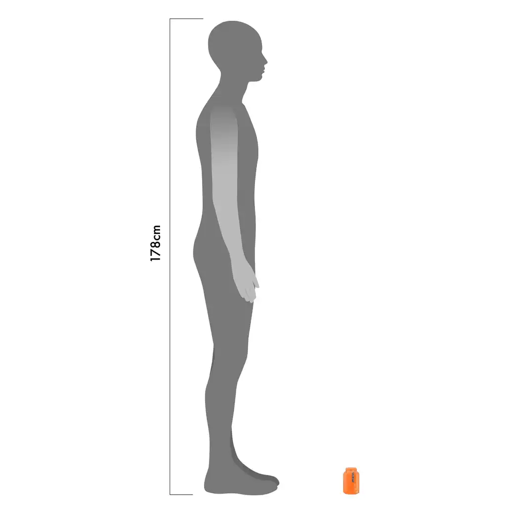 ORTLIEB Dry-Bag Light Orange dry bag / packing sack, product image, at Bag-Age