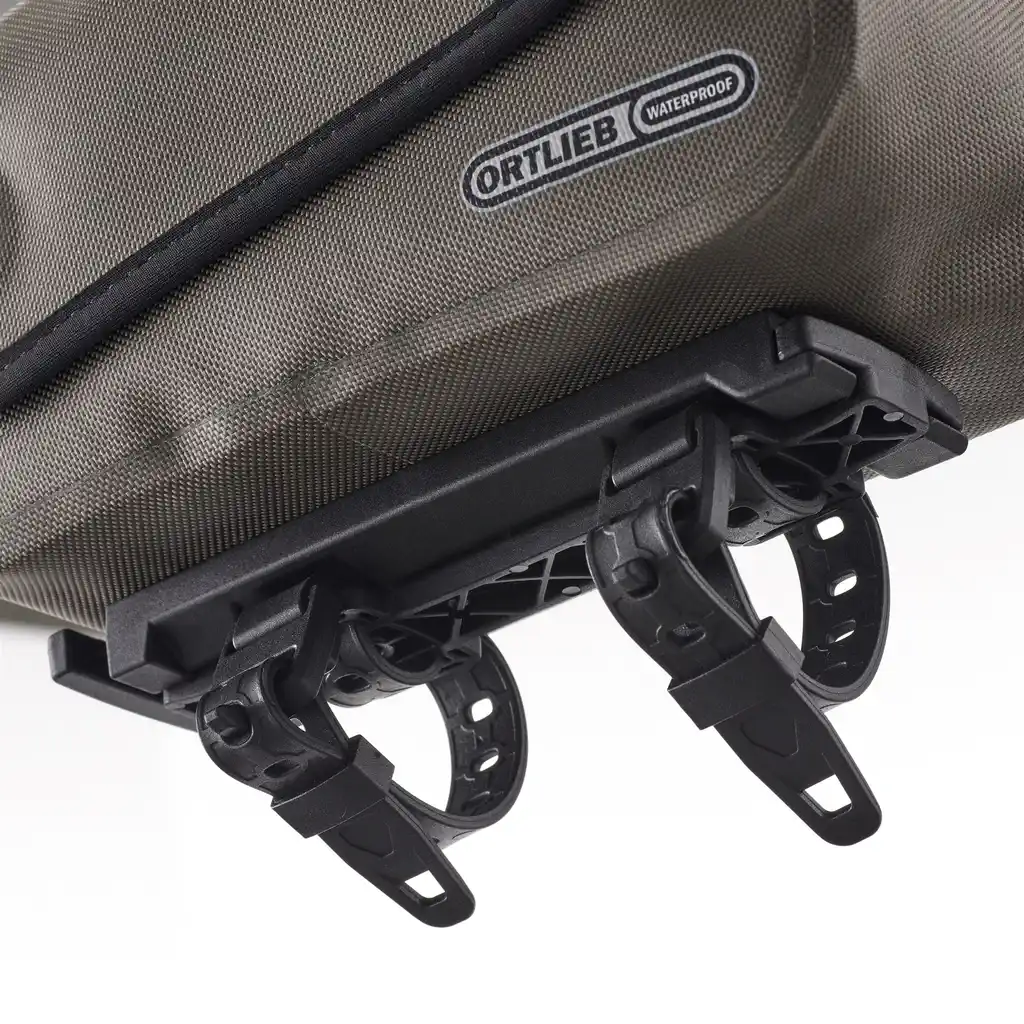 ORTLIEB Toptube-Bag Dark Sand Top Tube Bag, Detailansicht, bei Bag-Age