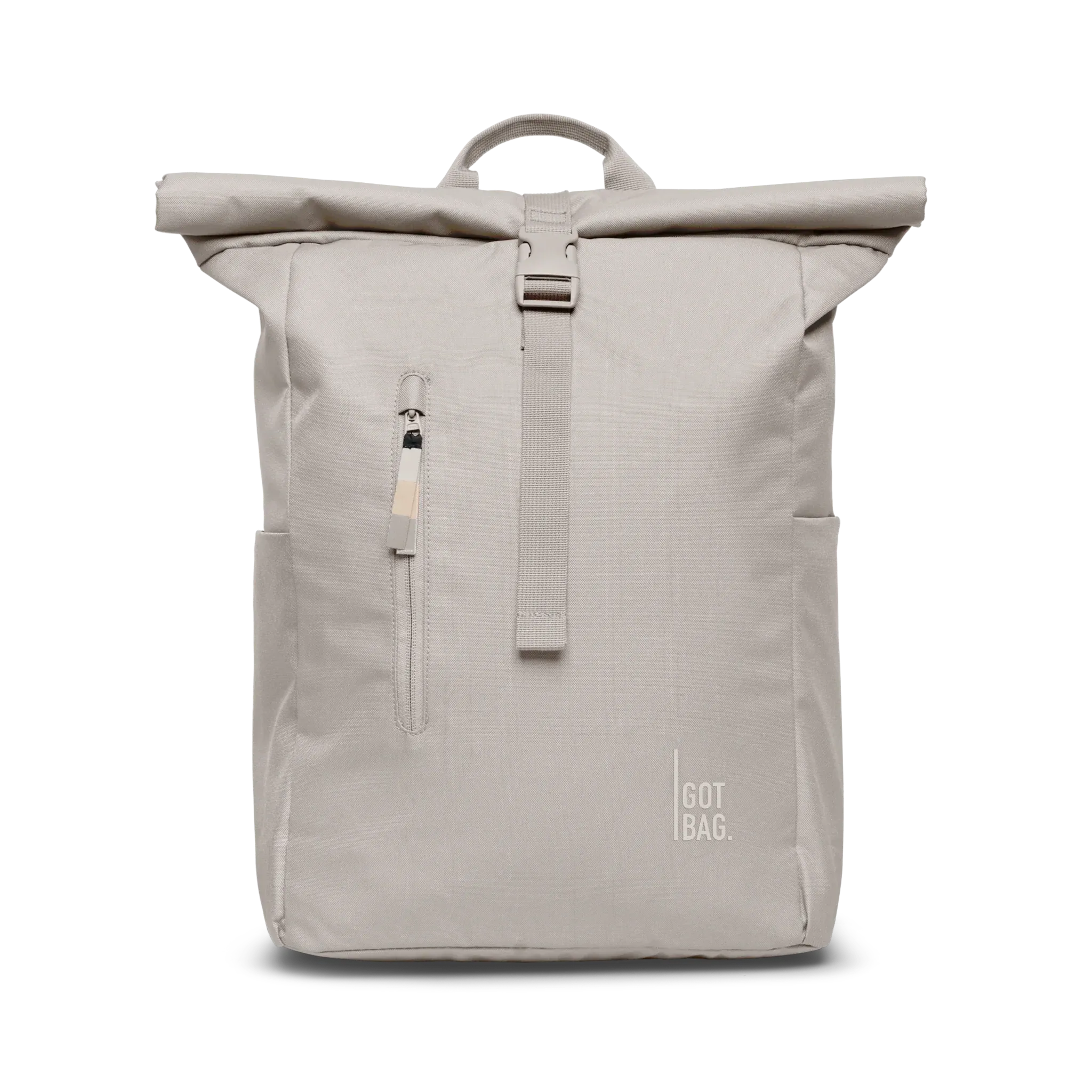 GOT BAG Rolltop Easy Clam Monochrome – vista frontal 1 | sustentável | Bag-Age
