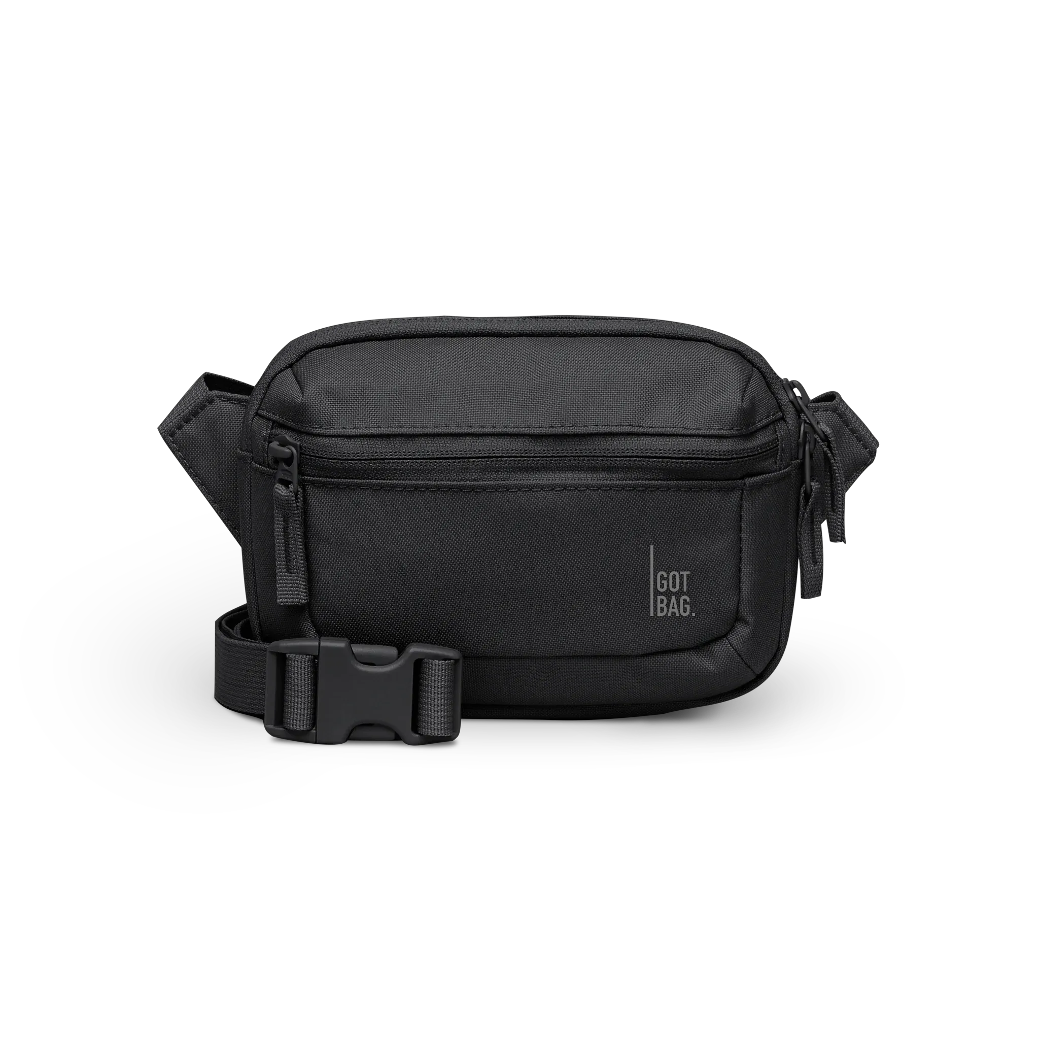 GOT BAG Sling Bag Small Black – front view | sustainable | Bag-Age