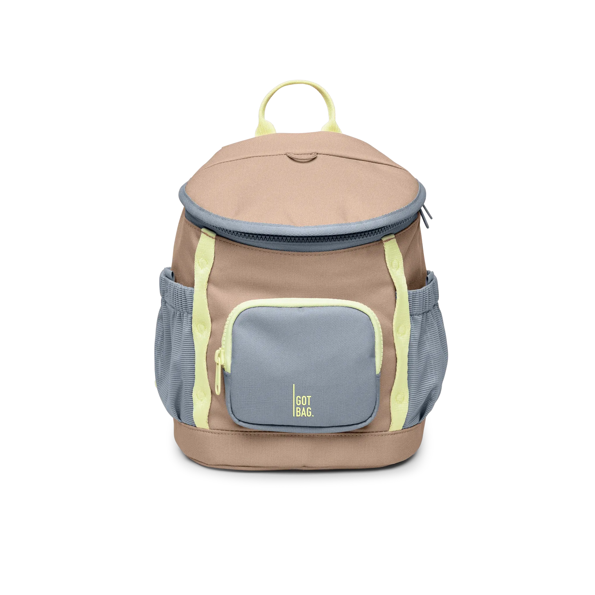 GOT BAG Kids Adventure Daypack Sandbar Multi – vista frontal 1 | sustentável | Bag-Age