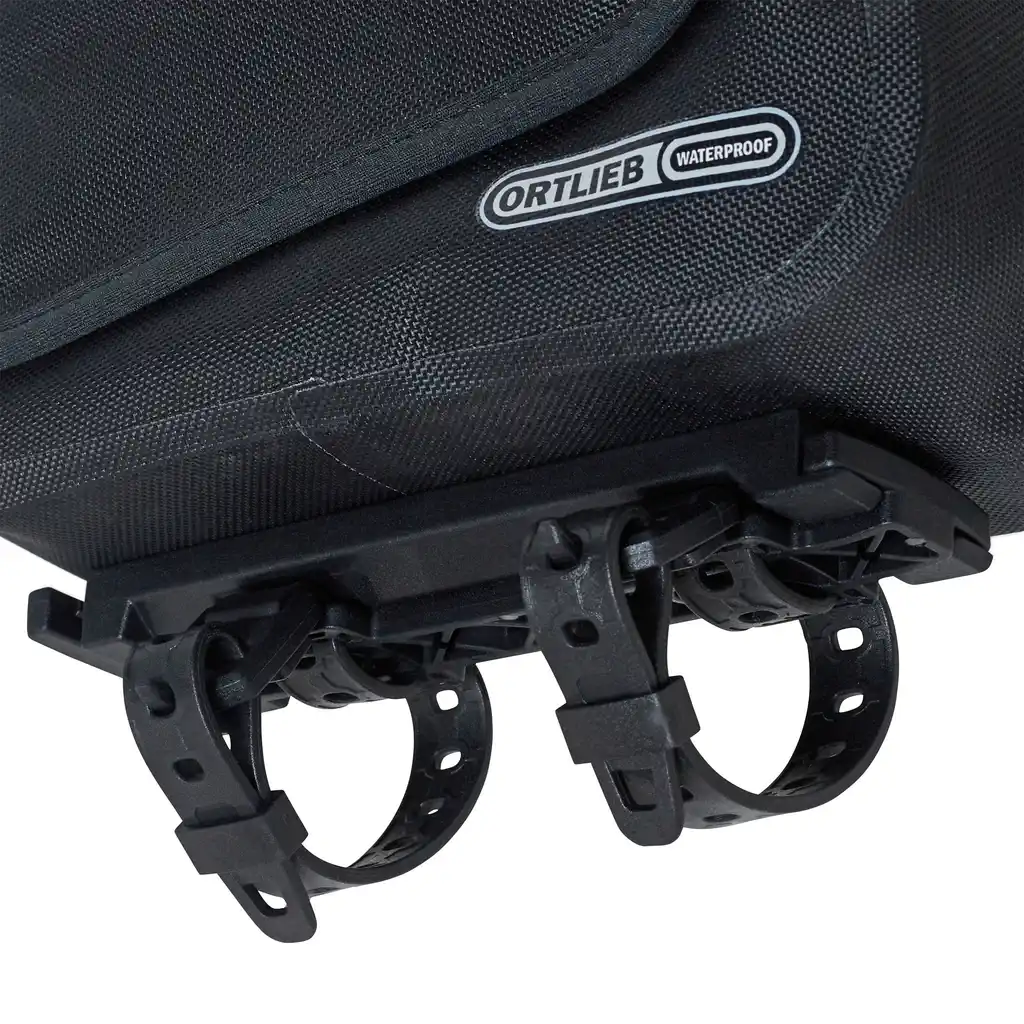 ORTLIEB Toptube-Bag Black top tube bag, detail view, at Bag-Age