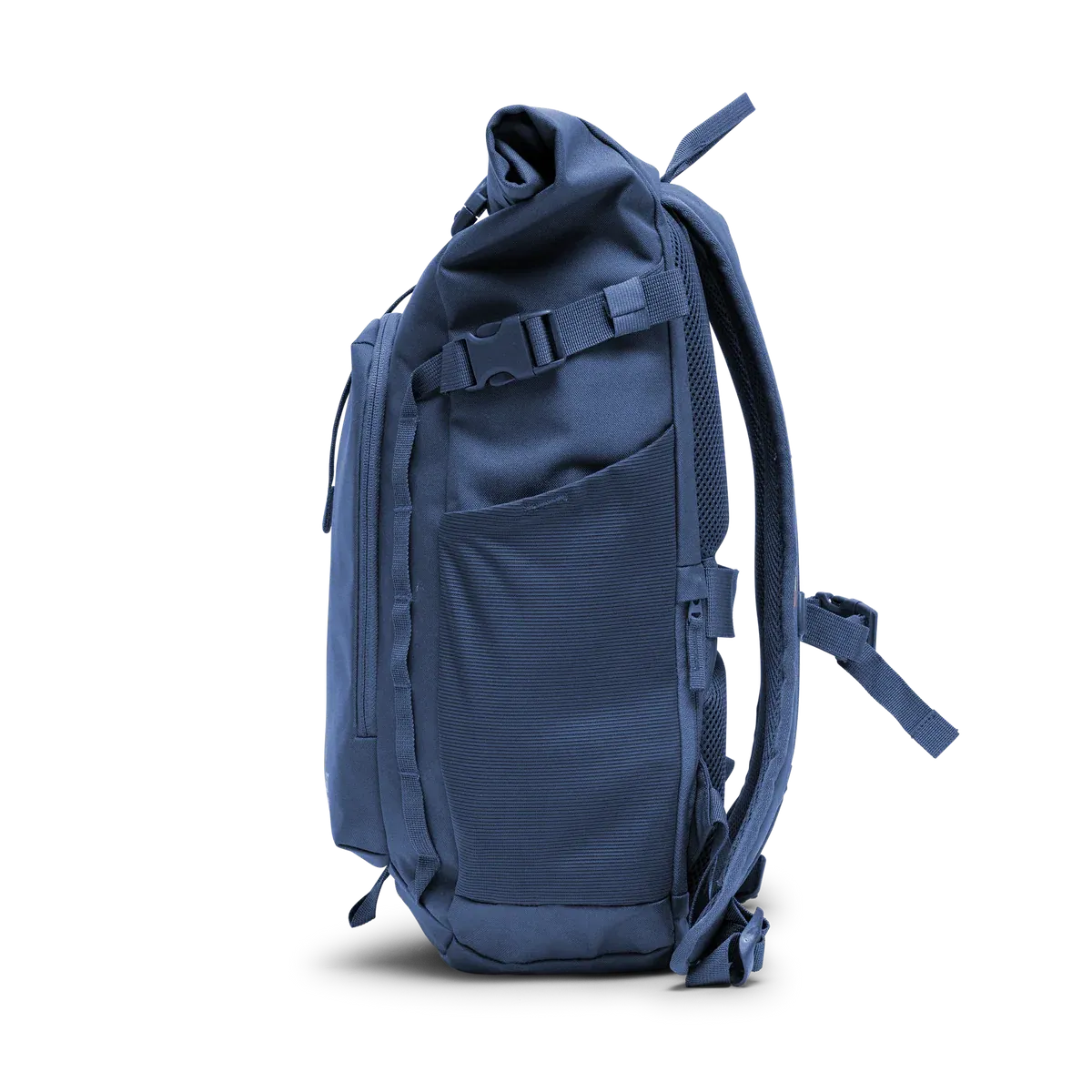 GOT BAG Rolltop Adventure Ocean Blue – zijaanzicht 2 | duurzaam | Bag-Age