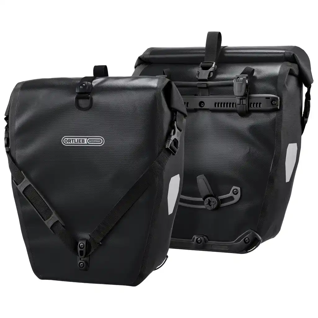 ORTLIEB Back-Roller Pair Black Fahrradtasche, Rückansicht, bei Bag-Age