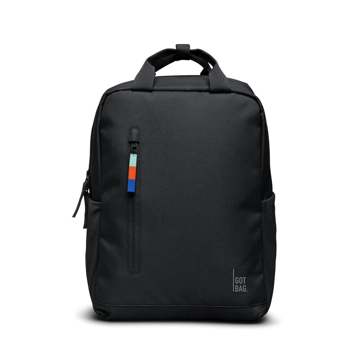 GOT BAG Daypack 2.0 Black – vista frontal 2 | sustentável | Bag-Age