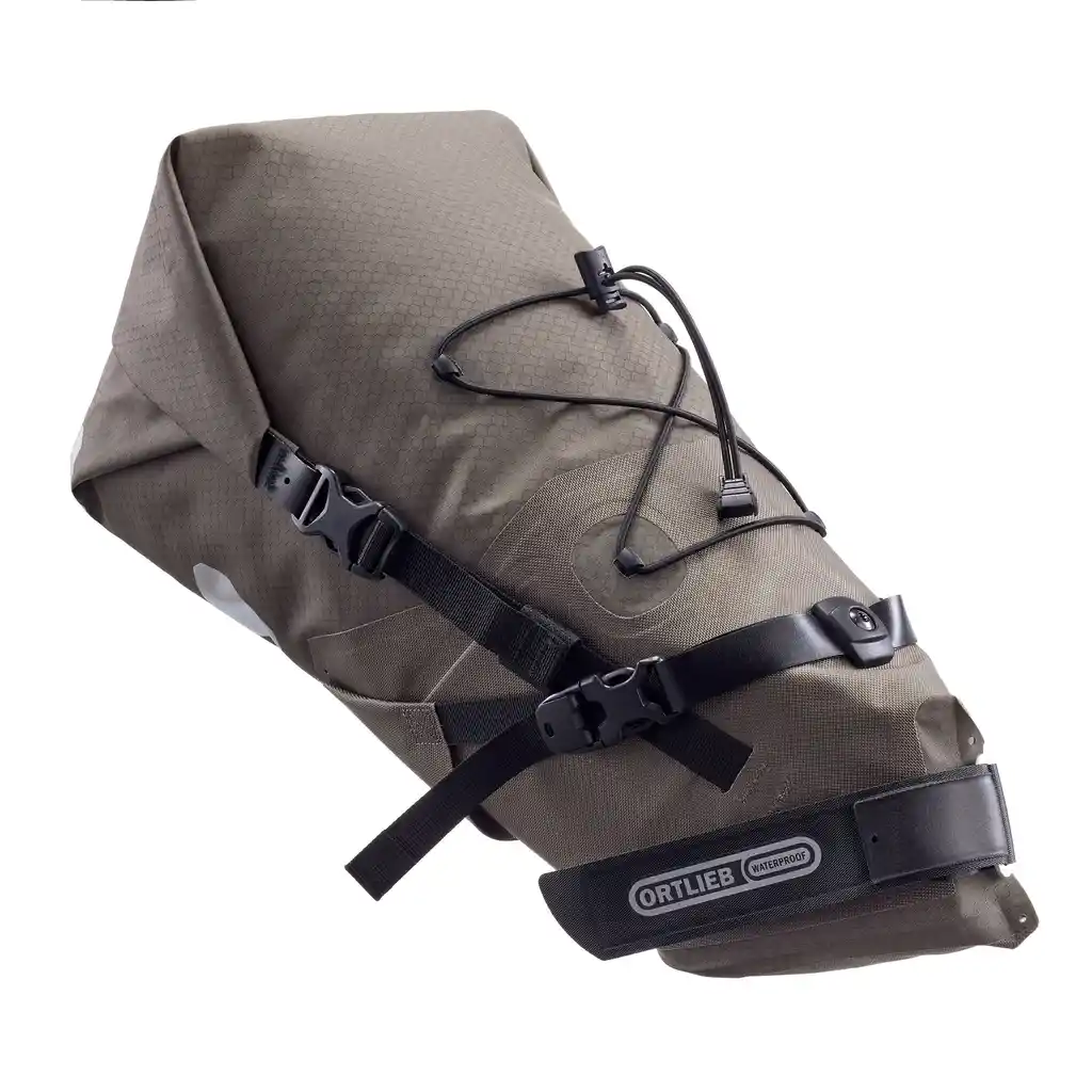 ORTLIEB Seat-Pack Dark Sand Satteltasche, Vorderansicht, bei Bag-Age