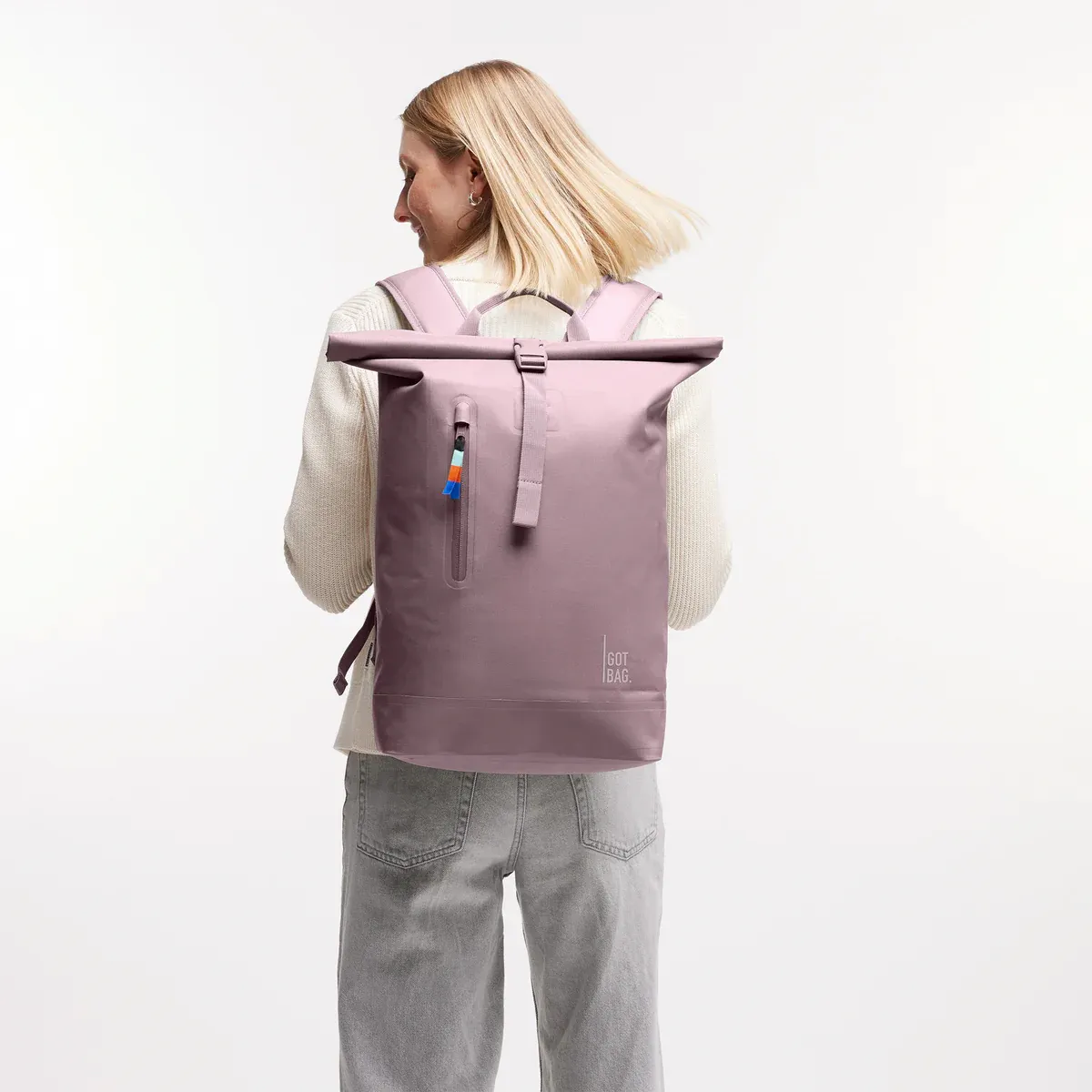 GOT BAG Rolltop Lite 2.0 Bass – foto lifestyle 3 | sostenibile | Bag-Age