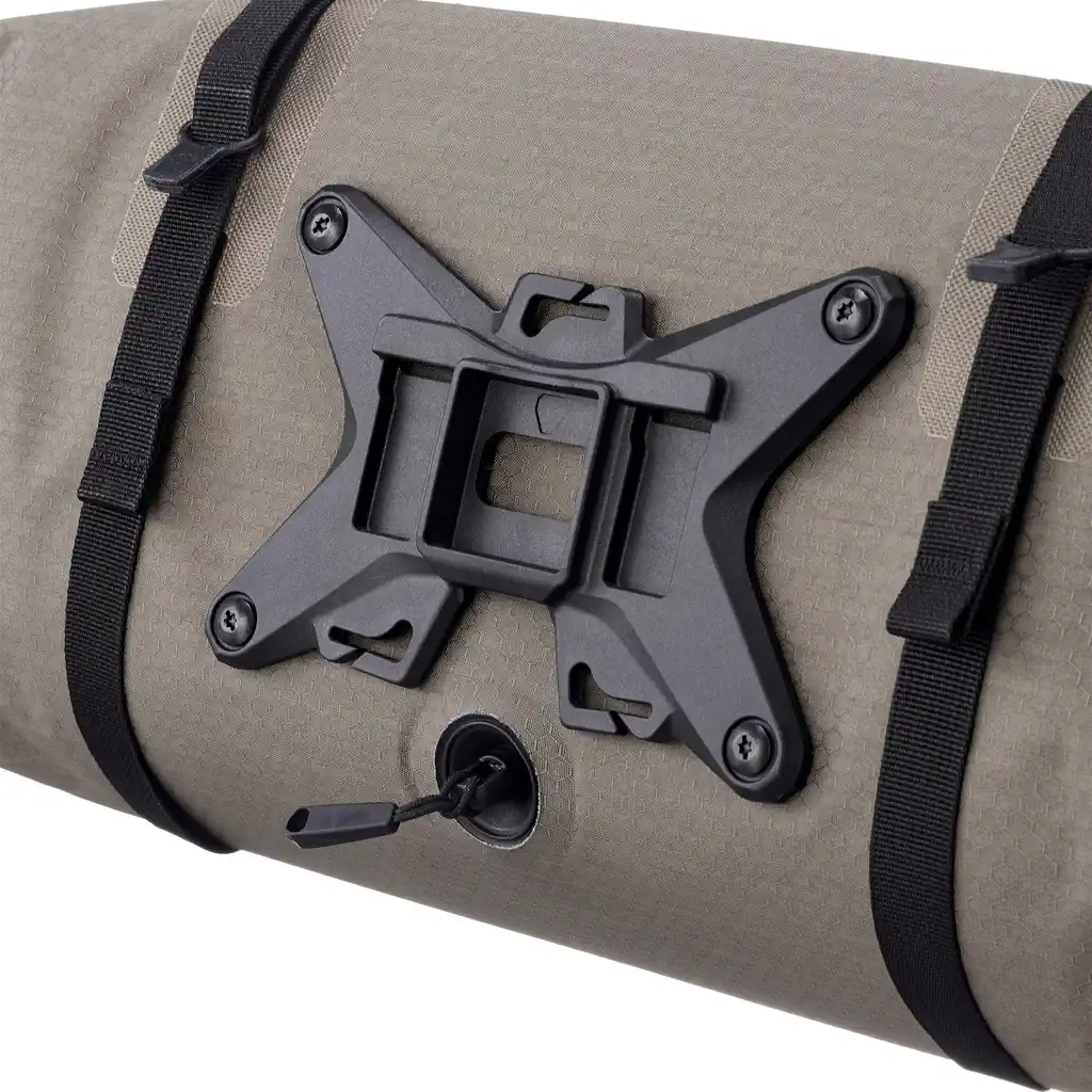 ORTLIEB Handlebar-Pack Flex Dark Sand Lenkertasche, Detailansicht, bei Bag-Age