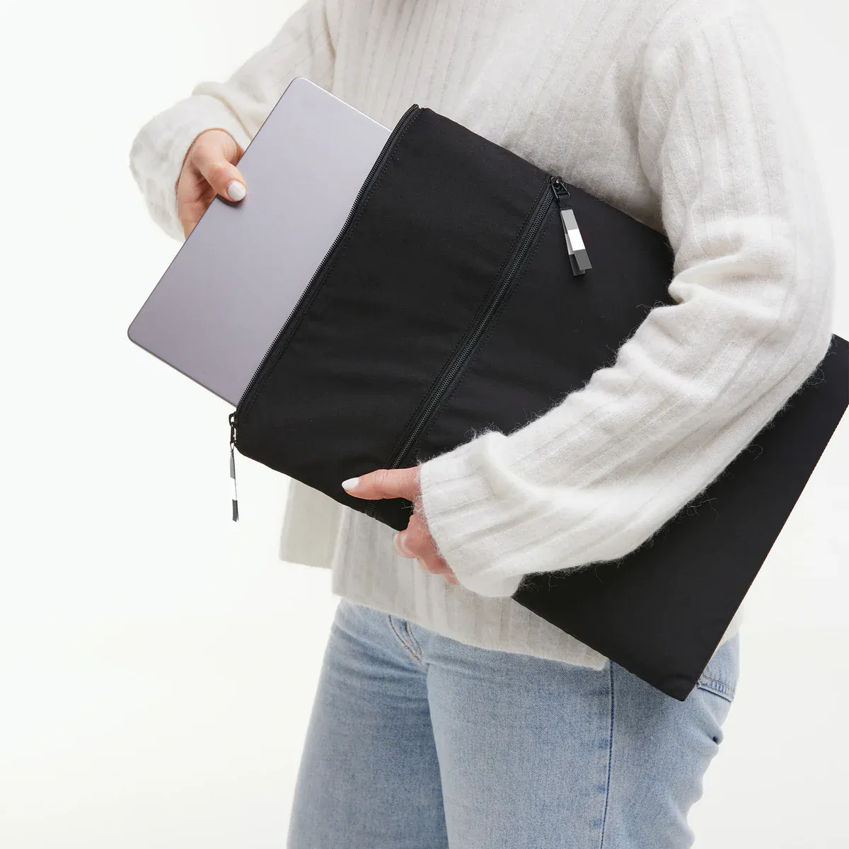 GOT BAG Rolltop Lite 2.0 Black Monochrome – Produktbild 3 | nachhaltig | Bag-Age