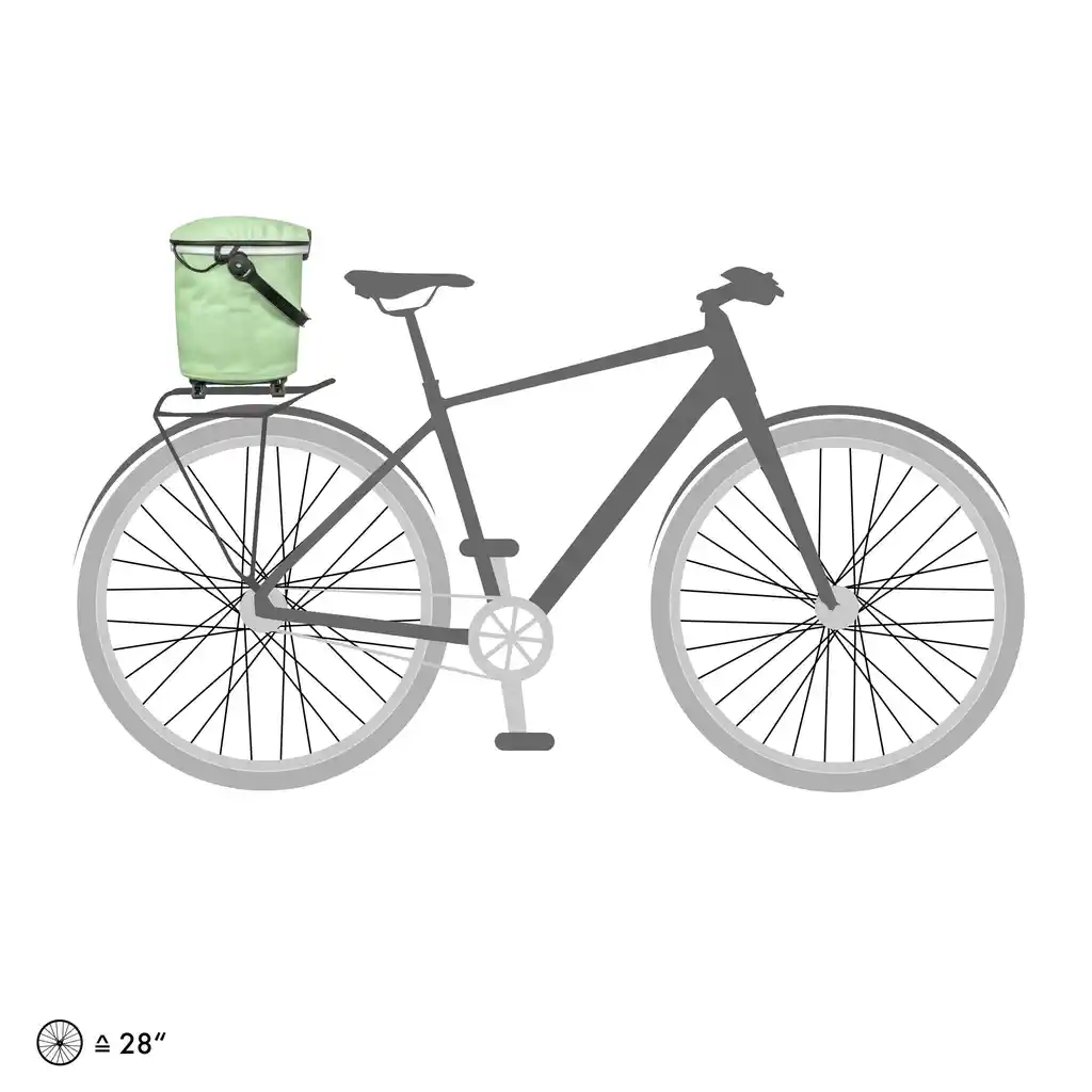ORTLIEB Up-Town Rack Pistachio Rack-Top Basket, Produktbild, bei Bag-Age