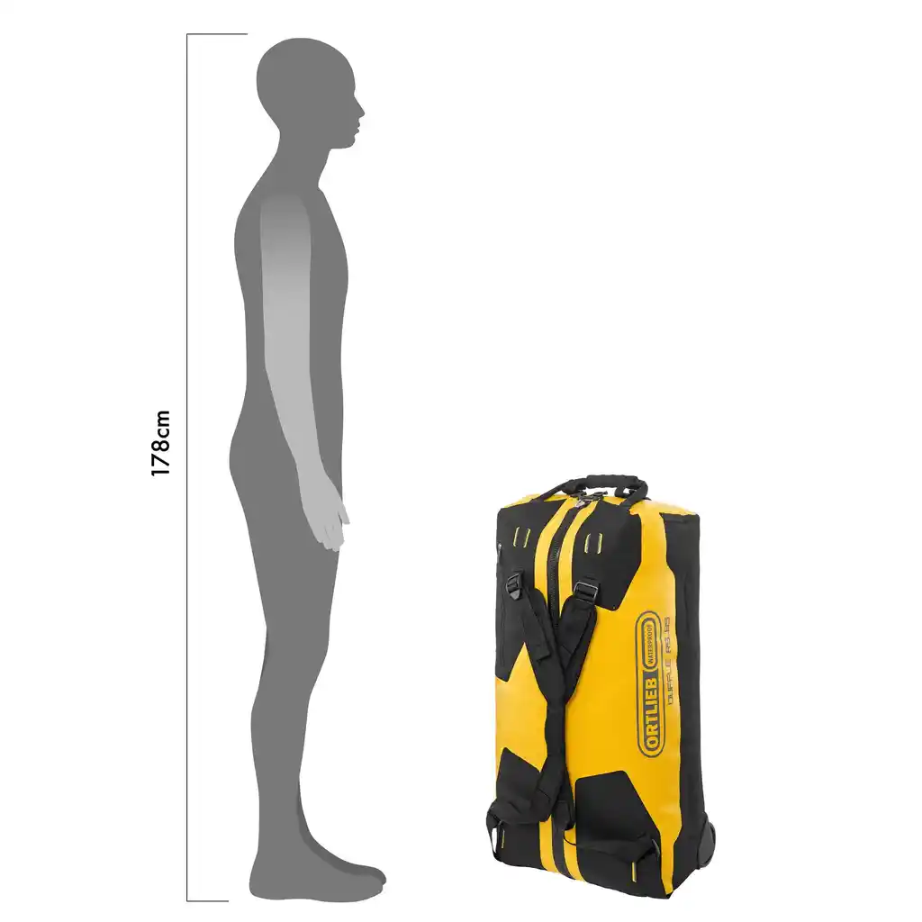 ORTLIEB Duffle RS Sun Yellow Wheeled Duffle, Produktbild, bei Bag-Age