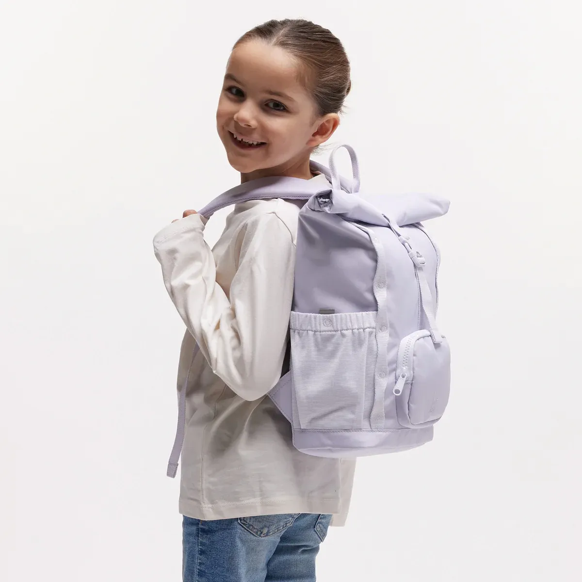 GOT BAG Kids Adventure Rolltop Purple Coral – lifestyle photo 1 | sustainable | Bag-Age