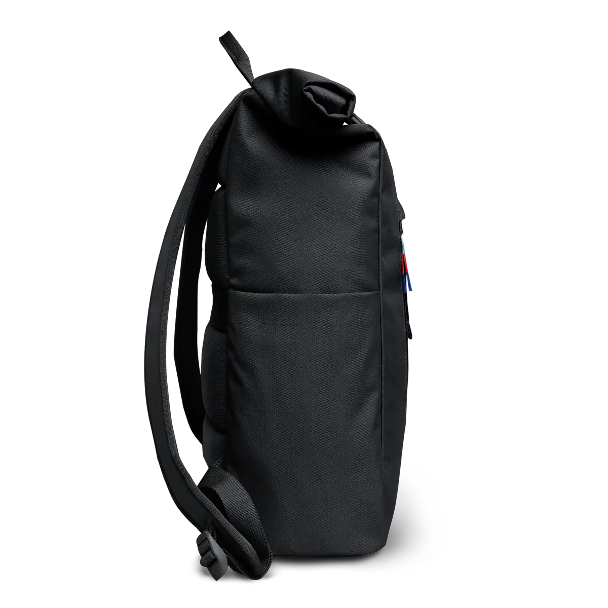 GOT BAG Rolltop Easy Black – vista lateral 2 | sustentável | Bag-Age