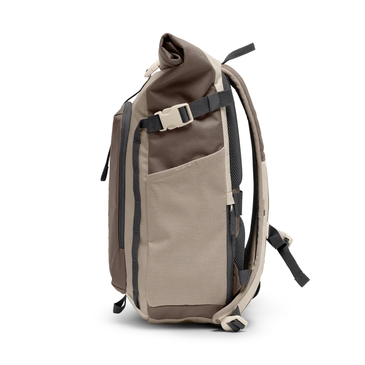GOT BAG Rolltop Adventure Oyster Multi Monochrome – side view 2 | sustainable | Bag-Age