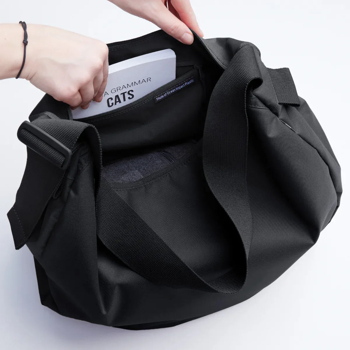 GOT BAG Curved Bag Black Monochrome – image produit | durable | Bag-Age