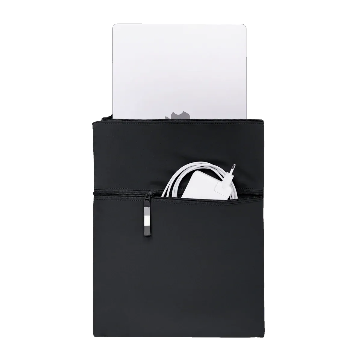 GOT BAG Rolltop Lite 2.0 Black Monochrome – Vorderansicht 3 | nachhaltig | Bag-Age