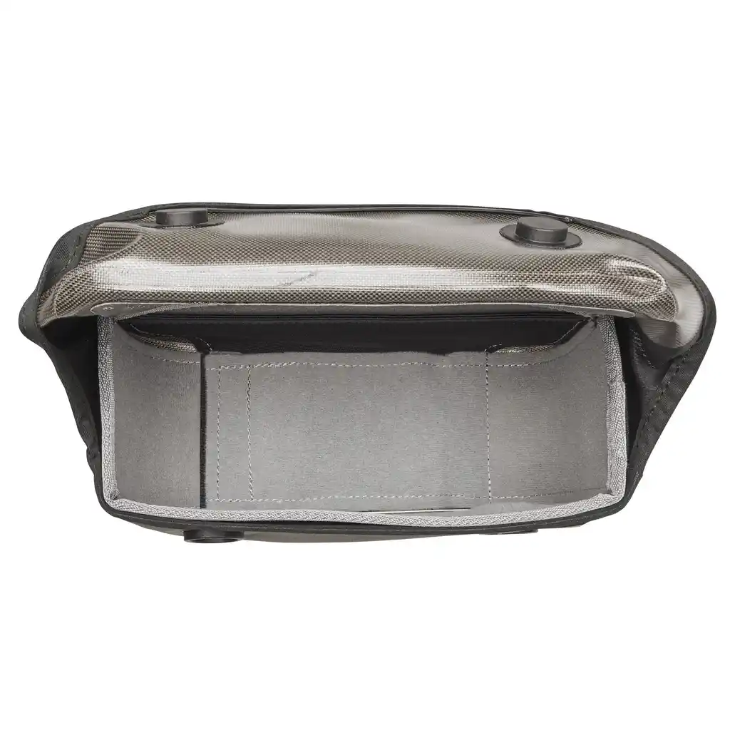 ORTLIEB Toptube-Bag Dark Sand Top Tube Bag, Innenansicht, bei Bag-Age