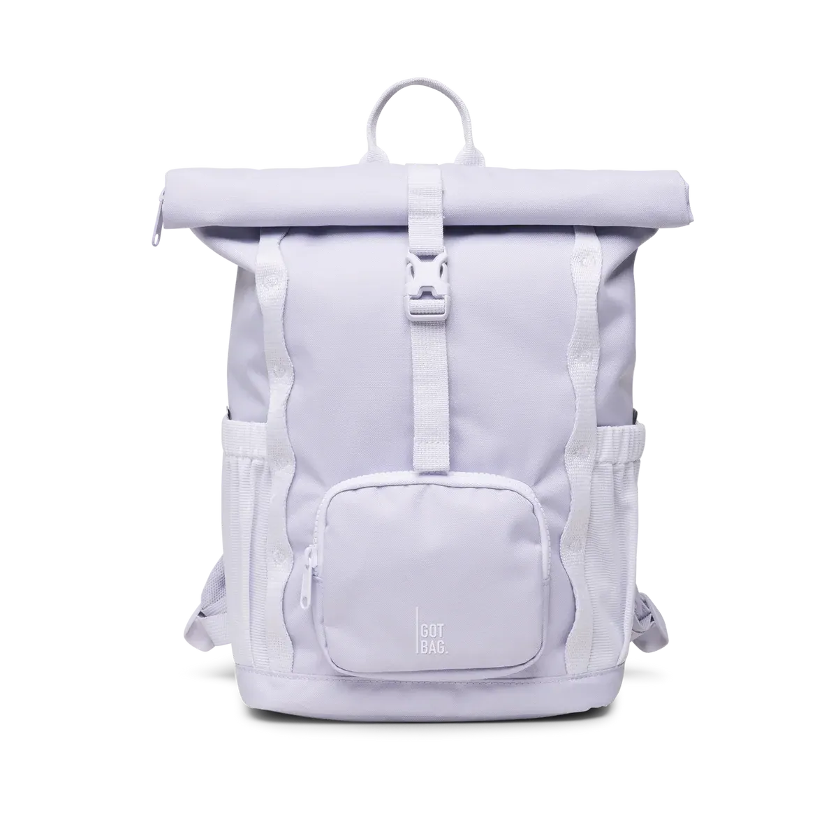 GOT BAG Kids Adventure Rolltop Purple Coral – front view 2 | sustainable | Bag-Age