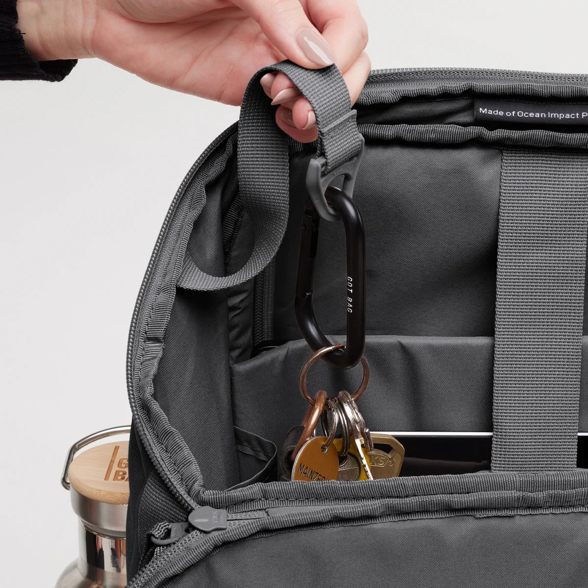 GOT BAG Pro Pack Shark Monochrome – open view 2 | sustainable | Bag-Age
