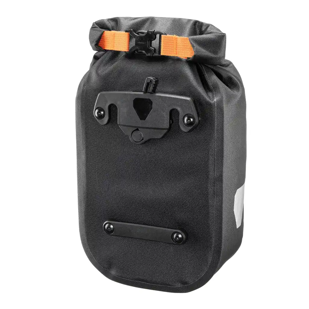 ORTLIEB Fork-Pack Black, bike fork bag, vue arrière, chez Bag-Age