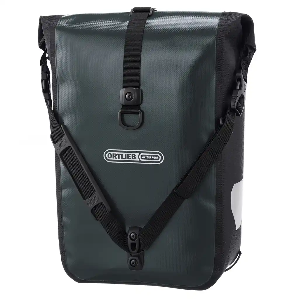 ORTLIEB Sport-Roller Moss Green Fahrradtasche, Vorderansicht, bei Bag-Age