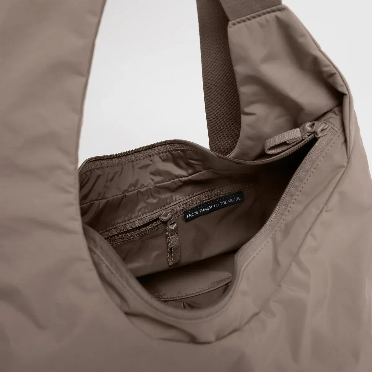 GOT BAG Full Moon Bag Oyster Monochrome – vista laterale | sostenibile | Bag-Age