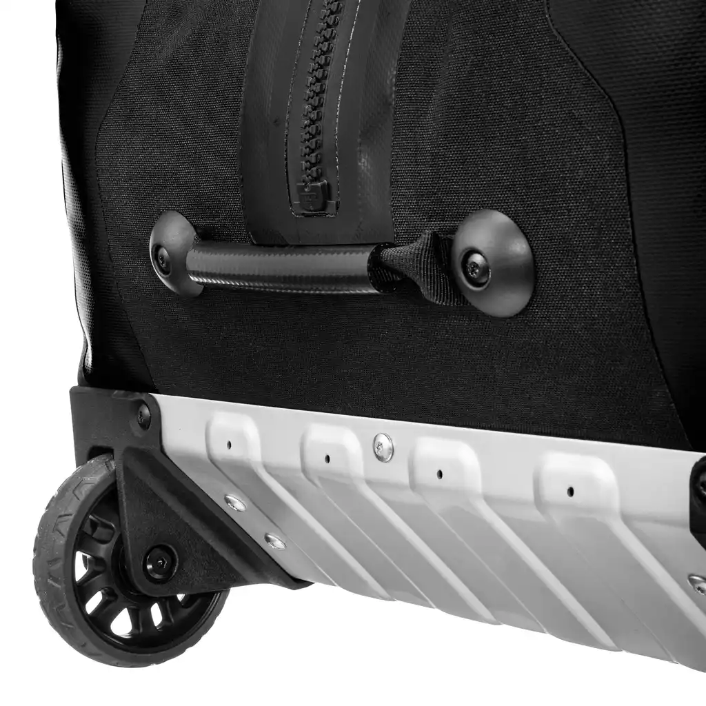 ORTLIEB Duffle RS Black wheeled duffle, detail view, at Bag-Age