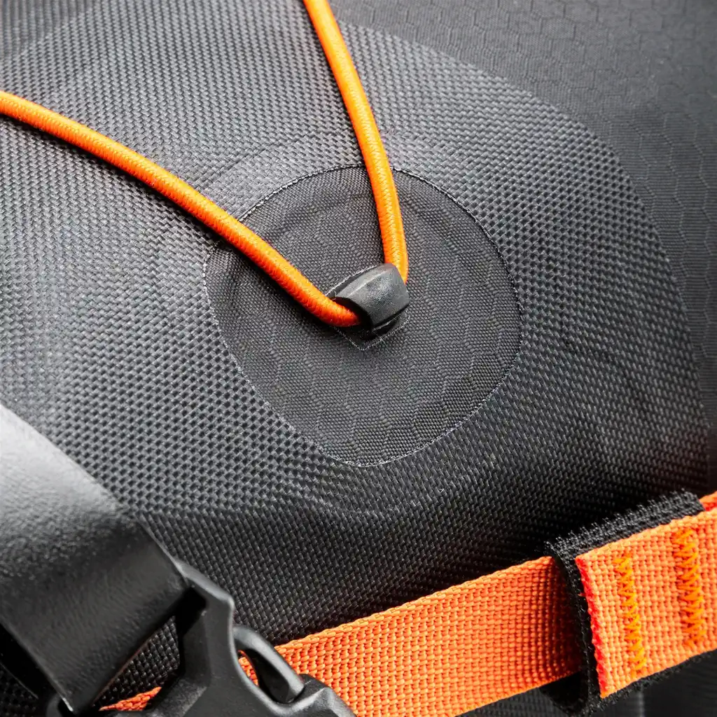 ORTLIEB Seat-Pack Black Matt saddle bag, detail view, at Bag-Age