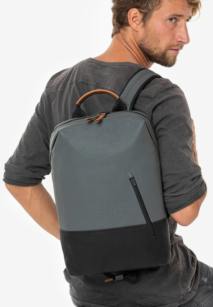aunts & uncles Hamamatsu Gravity Grey tas, achteraanzicht, bij Bag-Age Berlin