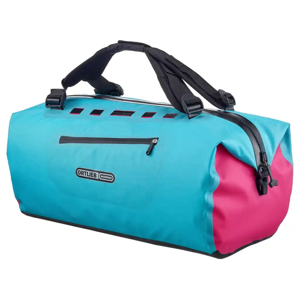 ORTLIEB Duffle Lite Cyber Blue, duffle / travel bag, vista frontal, na Bag-Age
